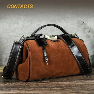 High Quality Soft Interior Compartment Shoulder Bag Contrasting Colors Crossbody Bags for Women Fashion genuine Leather Handbags - AliExpress Women's Handbags