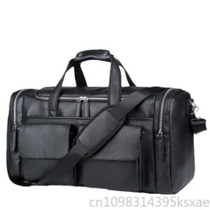 Luxury Handbag Purse for Men Shoulder Crossbody Bag PU Leather Large Capacity Travel Bag Gym for Short Trips - AliExpress Travel Bags