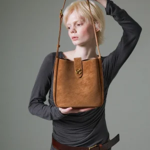 JACD Retro Bucket Bag Women's Fashionable Leather Shoulder Crossbody Bag 2026 New Style Artistic Tote Handbag Soft Zinc Alloy - AliExpress Women's Handbags