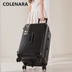 COLENARA Women's Suitcase Large Capacity Trolley Case Cart Style Travel Bag 24"26"28"30"32 Inch with Wheels Rolling Luggage - AliExpress Luggage