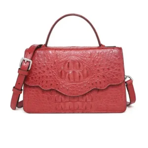 hongzhiyan new casual genuine crocodile leather female bag is small square bag with pure color crocodile women handbag - AliExpress Women's Handbags