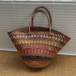 Large Bag Handmade Summer Beach Purses Colorful Raffia Straw Lady Shoulder Bag Designer Luxury Handbags - AliExpress Women's Handbags