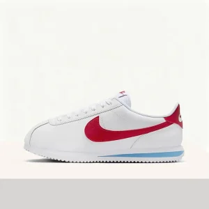 Nike Cortez: Trendy, Versatile, Minimalist, Soft, Breathable Low-Top Casual Running Shoes for Women in White and Red DN1791-108 - AliExpress Sneakers