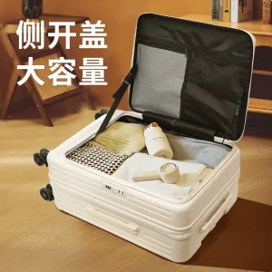 Side-opening luggage wholesale expandable multifunctional trolley case20Travel luggage carry-on suitcase for men and women - AliExpress Luggage
