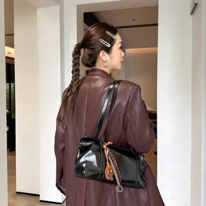Women Genuine Leather Tote Bag Second Layer Cowhide Large Capacity Zipper Closure Casual Daily Shoulder Bag - AliExpress Women's Handbags