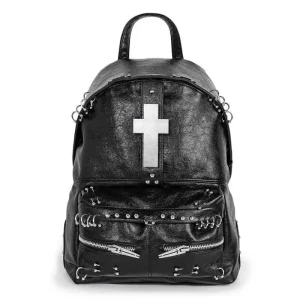 European And American Cross Metal Decoration Perforated Design, Dark Subculture Style, Large Capacity Backpacks For Women Trendy - AliExpress Women's Handbags
