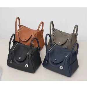 Full Steel Hardware Leather Thread TC Top Layer Cowhide Lindi 26cm Large Capacity Genuine Leather Single Shoulder Handbag Women - AliExpress Women's Handbags