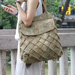 Large Capacity Casual Leather Shoulder Bag Women's Dual-Purpose Backpack Soft British Style Fashion Soft Handbag with Zipper - AliExpress Women's Handbags