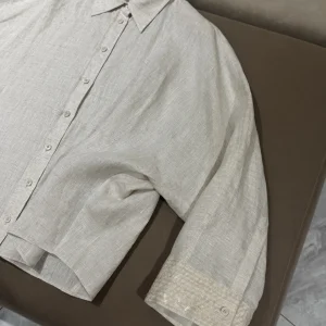 2026 Spring/Summer New Arrival: High-Quality, Intricately Crafted Women'S Linen Shirt — Featuring Sequin-Embellished Cuffs - AliExpress Shirts & Blouses