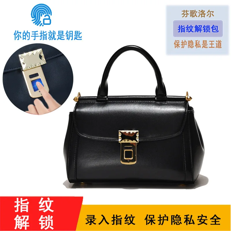 Fashion Classic Handbag Niche Fingerprint Lock Red Handbag New High-end Light Luxury Versatile Elegant Commuter Crossbody - AliExpress Women's Handbags