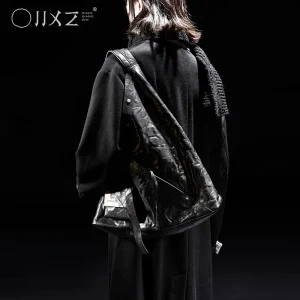 Original Design Vegetable Tanned Leather Wrinkled Texture Tote Bag Unisex Genuine Leather Handbag Shoulder Bag - AliExpress Women's Handbags