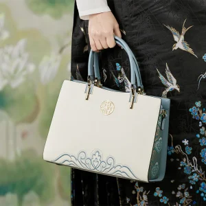 New Arrived Luxurious Cow Leather Women Handbag Handmade Designed Shoulder Bag Business Black Top Handle Work Use Purses#sc1709 - AliExpress Women's Handbags