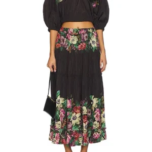 Ele 2026 Spring Faion Waist-Cinching 3D Flower Lantern Sve Top Skirt Set Women's Soft Comfortable French Sle Loose... - AliExpress Shirts & Blouses