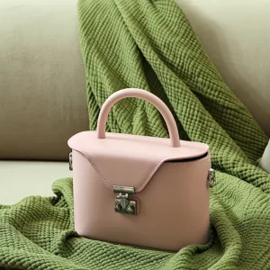 GENGWO Pink Fashion Unique Genuine Leather Women Tote Box BagHandbag Simple Casual Real Leather Lady Shoulder Crossbody Bag - AliExpress Women's Handbags