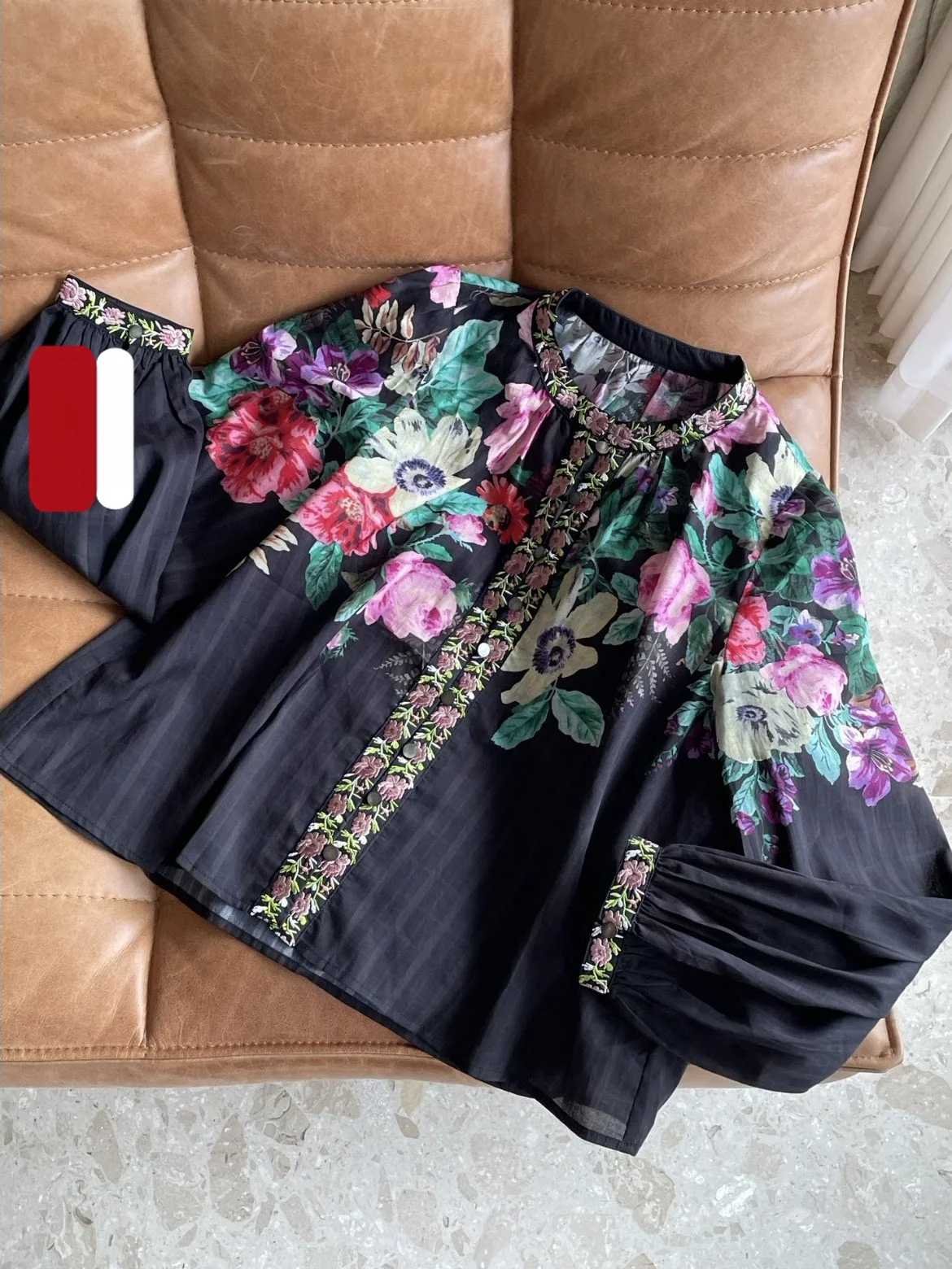HEIDD Vintage Heavy Embroidery round Neck Loose Shirt Spring 2026 Floral Cotton Long Sleeve Women's Comfortable Breathable Shirt - AliExpress Shirts & Blouses