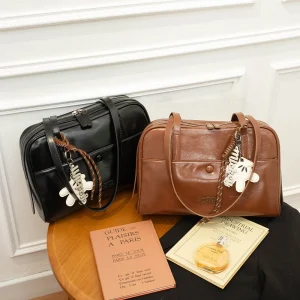 Genuine Disney Purses And Handbags Original Case Mickey Boston Shoulder Bag Women Retro Temperament Large Capacity Handbag 439 - AliExpress Women's Handbags