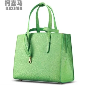 Cestbeau new ostrich skin handbag for ladies imported  multi-layer single-shoulder bag for women soft green - AliExpress Women's Handbags