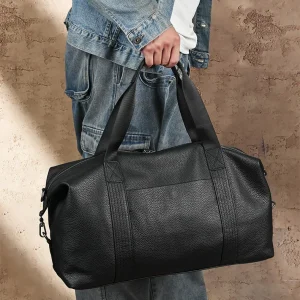 Men Women Genuine Leather Travel Shoulder Bag Real Cow Leather Handbags Business Big Crossbody Bags Laptop Weekend Office Tote - AliExpress Travel Bags