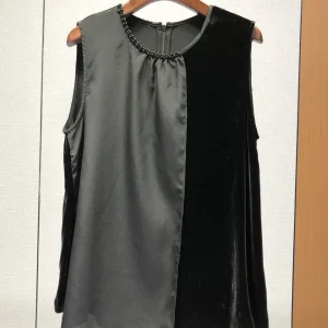 2026 New Silk Velvet Beaded Vest Women's European Spring And Summer New Stitching Vest Sleeveless Top - AliExpress Shirts & Blouses