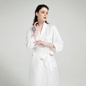 Women Classic Jacquard Mulberry Silk Robe Long Luxury Bathrobe High Grade Casual Homewear Elegant Sleepwear badjas dames - AliExpress Women's Sleep & Lounge