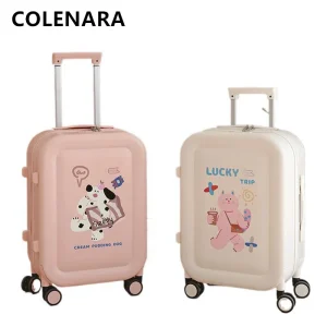 COLENARA High Quality Suitcase 20"24 Inch Large Capacity Trolley Case ABS + PC Boarding Box Women's with Wheels Rolling Luggage - AliExpress Luggage