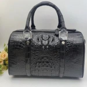 2026 Fashion Real Alligator Women Handbags European Designer Crocodile Genuine Leather Shoulder Bags Female Crossbody Boston Bag - AliExpress Women's Handbags