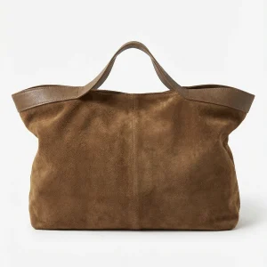Suede Bag Women's handbags Leopard Leather Tote Bags Luxury Designer Large Handbag New In Vintage Commuting Shoulder Crossbody - AliExpress Women's Handbags