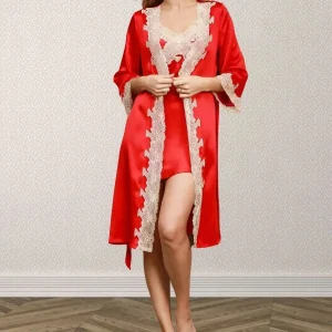 100% Mulberry Silk Sleeping Robe Sling Dress Women Spring Summer Sexy Lingerie Pajama Set Luxury Elegant Home Kimono Nightgown - AliExpress Women's Sleep & Lounge