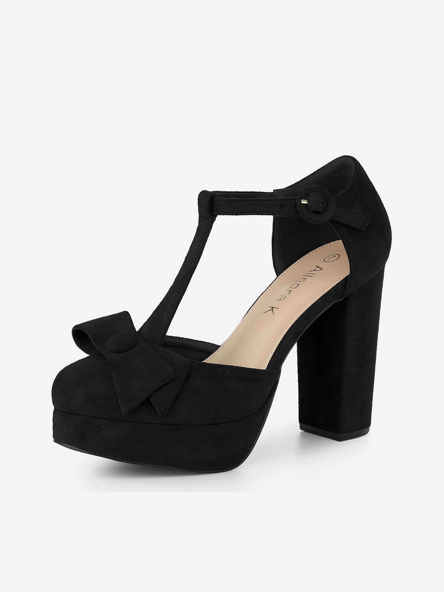 Mary Janes Platform Pumps Halloween Costumes Chunky Heel Dress Shoes Black/9 - Allegra K catalog