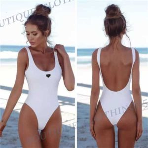swim wear designer women One-piece Swimwear With Pads Bikini Set Push Up Shoulder Strap Letters Swimsuits Bathing Suit Swimming Suit Black Fashion jumpsuit