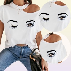 New Arrival Womens Tshirt Stand Collar Joint Print Lips Around The Neck Tops Tees Sleeveless Ladies Acetate Size S2XL