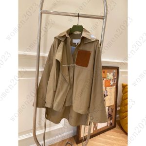 Women coat designer jacket brand Womens fashion long-sleeved jacket coats LOGO autumn casual striped inner lining coat vacation overcoat Oct 15
