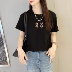 Women's T-Shirt Womens Designer Tshirts Summer Woman T-Shirts Tees Tops Short Outwears Street Round Nexk Shirt m-2XL