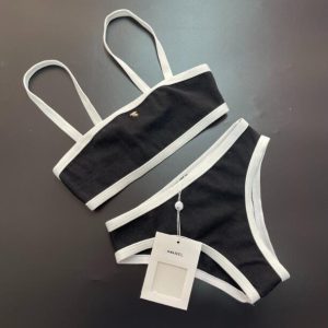 womens luxurys bikinis designer bathing suit beach swimwear sexy fashion girls summer knit Swim Clothing Letter Pattern swimsuits set CC
