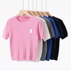 women sweater knit sweater women polo sweater mens autumn winter causal cotton wool O-Neck embroidery knitted hoodie pullover jumpers designer womens size S-XL
