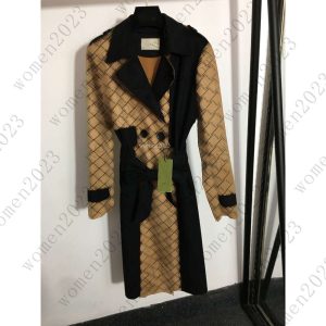 Women coat Designer Brand jacket design windbreaker trench coat Fashion Logo vacation woman Lapel deerskin velvet trench coat overcoat Sep 24