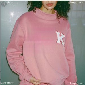 2026 New womens mockneck sweatshirt hoodie sweatshirt spring autumn outdoor casual hoodies daily outfit woman loose fit sweatshirts hoodie f5