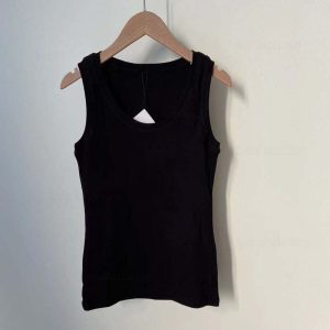 Summer tank top sleeveless t shirt women pullover vest designer top women knit sweater tank tops for women tees knits sport embroidery cropped fitness bra mini tanks