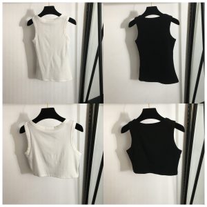 Women Knits Tank Top Designer Embroidery Vest Sleeveless Breathable Knitted Pullover Womens Sport Top A12