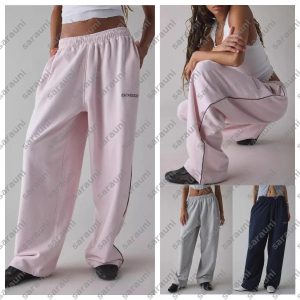 Designer Womens Pants Iets Frans Womens Mens Wide Leg Sports Pants Sports Casual High Waist Loose Jogger Daily Wear Yoga Sports Pants