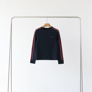 designer women tshirt women polo shirts high quality long sleeved letter embroidered womann striped shirts top outdoor sports casual loose women polo tee shirts