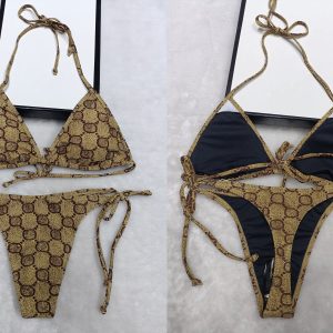 Bikini Contrast Color Bikini Designer Swimwear Bathing Suits Swimsuits Designer Womens Swimsuits Designer Sexy Bikini Two-Piecs Swimsuit Fashion Swimwear Us Size
