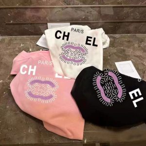 Designer T Shirt Summer Short Sleeve Women Tshirt Contrast Color Embroidery Slim Fit Top TeeMen's and women's T-shirts 88