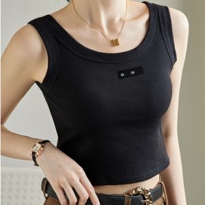 Womens tank women tanks top Woman sweater vest Designers Womens Knits pullover Top Tanks tees T Shirts fashion knitted sweaters Breathable Pullover Womens Tops