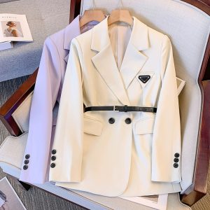 Designer clothing Top Designers Women's Suits Blazers Fashion Premium Suit Coat Plus Size Ladies Tops Coats Jacket Send Free Belt