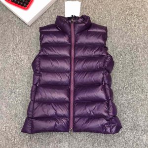 Winter womens Down Vest Fashion Designer women gilet NFC Badge downjacket Wholesale Retail woman puffer jacket Free Transportation gilets Size 1-4