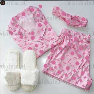 Women's Sleepwear Designer Short Pajama Sets Home Suit Fashion casual Vintage full print pajamas Tees Shorts Set Pajamas New printed J4HX