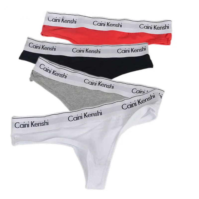 sexy panties women cotton underwear seamless thongs low waist female letters sports gstring soft lady lingerie tanga