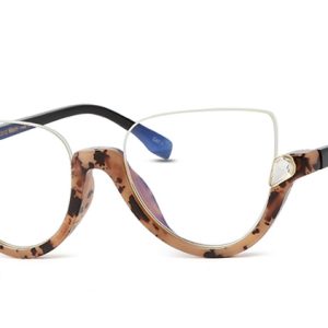 200568 Cateye Half Rim Glasses - catalog Glasseslit