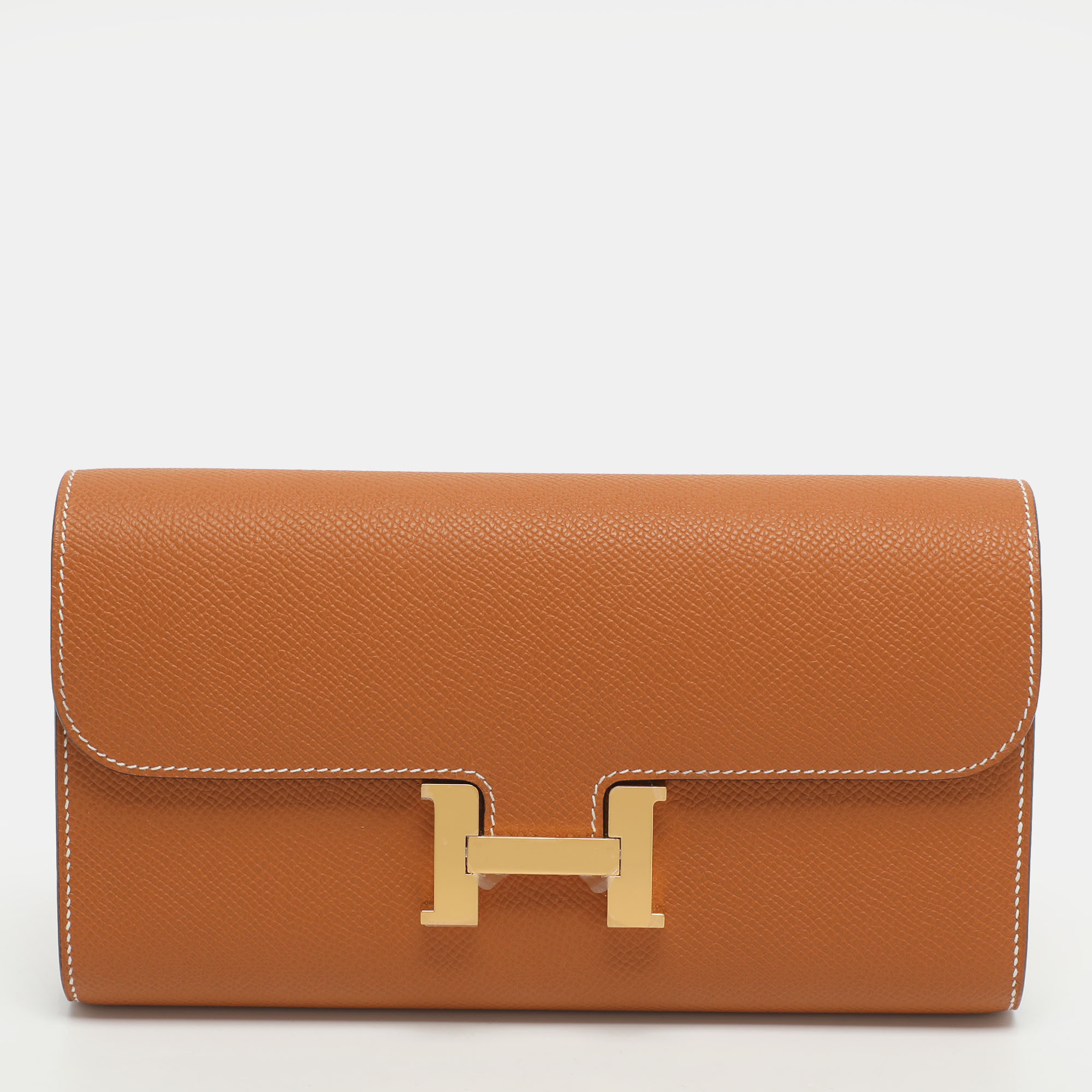 Hermès Constance Natural Epsom Leather To Go Wallet, Wallets & Money Clips - Luxury Closet